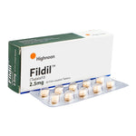 Fildil (Tadalafil) 2.5 mg, 10 Ct - Highnoon