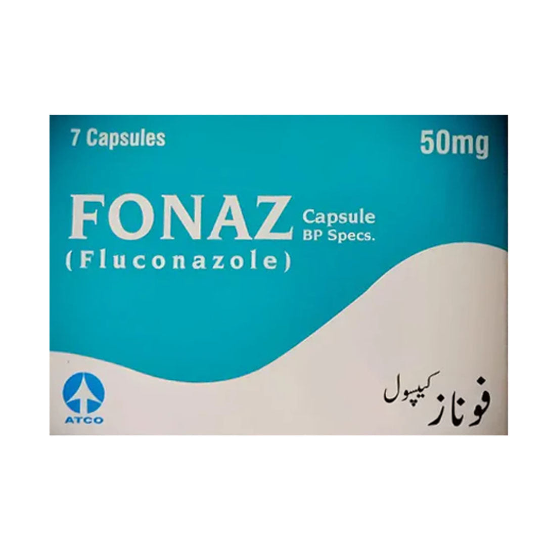 Fonaz (Fluconazole), 50mg, 7 Ct - ATCO