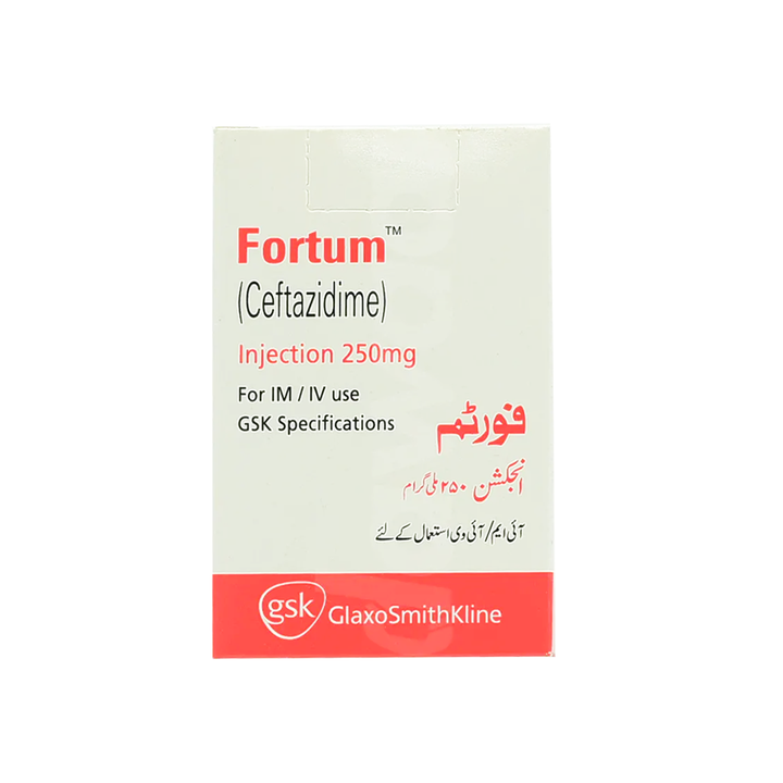 Fortuin Injection Buy GSK Fortum Injection 250mg Online in Pakistan | My Vitamin Store