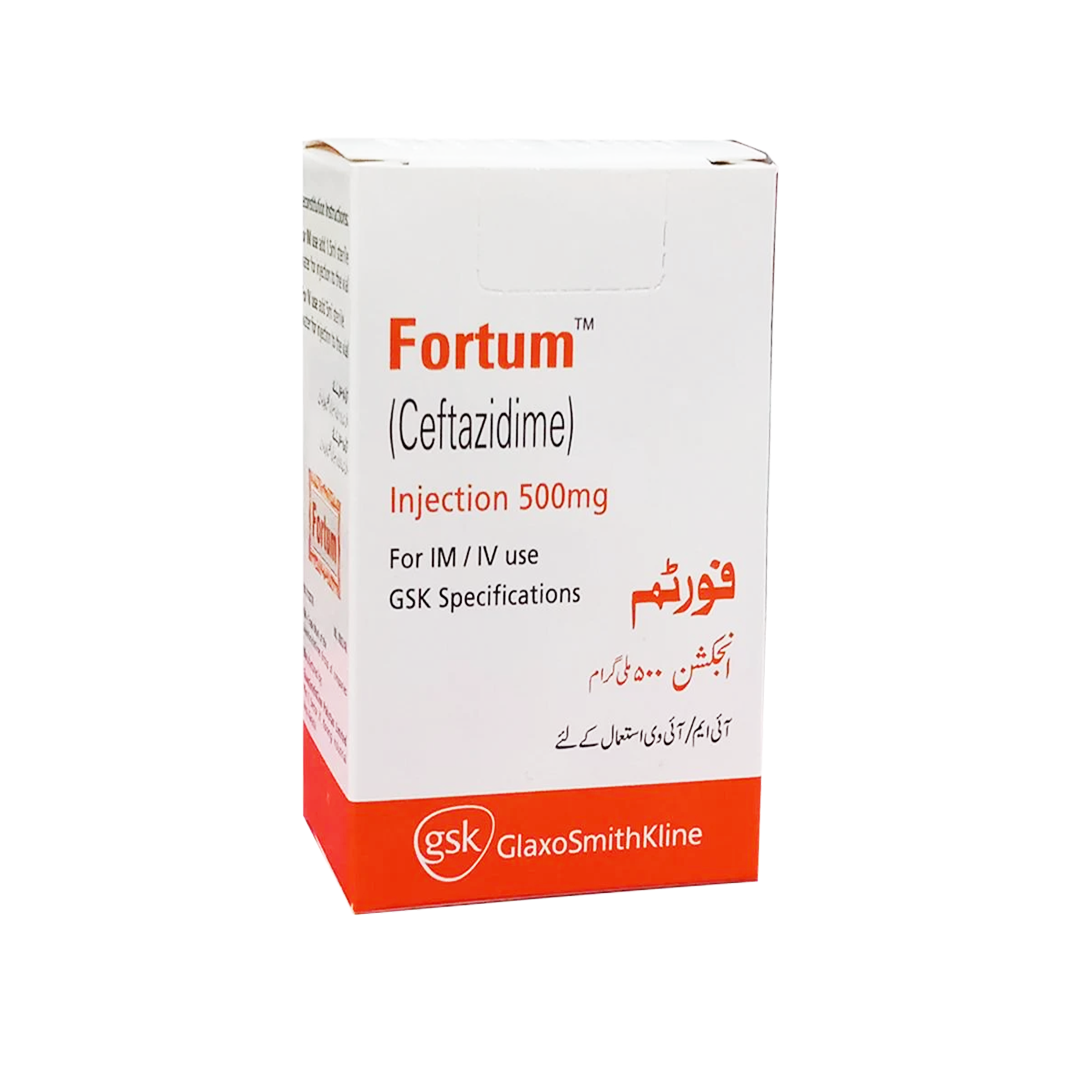 Gsk Injectable GSK Fortum (Ceftazidime) Injection 500mg Online in Pakistan ...
