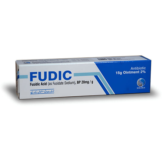 Fudic (Fusidic Acid) 2% Ointment, 15g - Shaigan Pharma