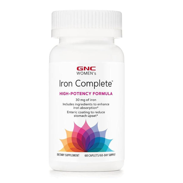GNC Women's Iron Complete, 60 Ct