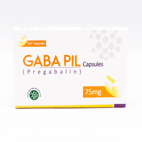 Gaba Pil Capsules 75mg, 14 Ct - Cell Laboratories