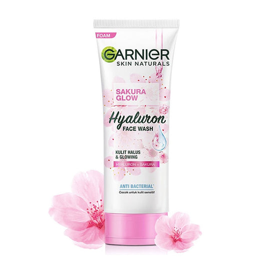 Garnier Sakura Glow Hyaluron Face Wash, 100ml