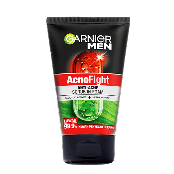 Garnier Men Acno Fight Anti Acne Scrub In Foam Face Wash, 100ml