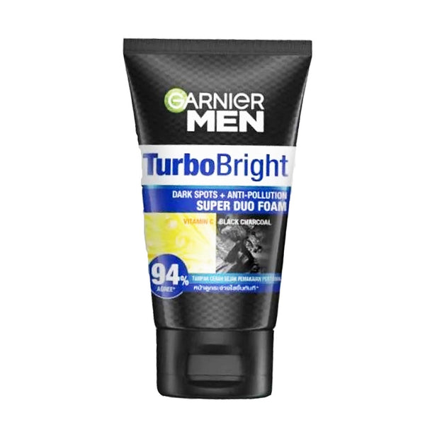 Garnier Men Turbo Bright Super Duo Foam, 100ml