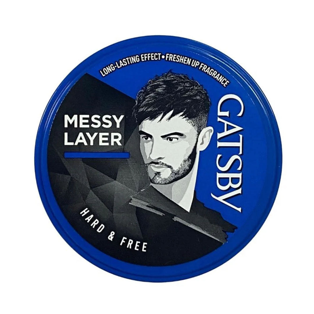 Gatsby Styling Wax Messy Layer, 75 g - Mandom