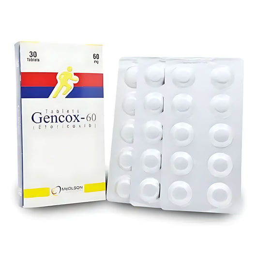 Gencox-60 (Etoricoxib) 60mg, 30 Ct - Mcolson