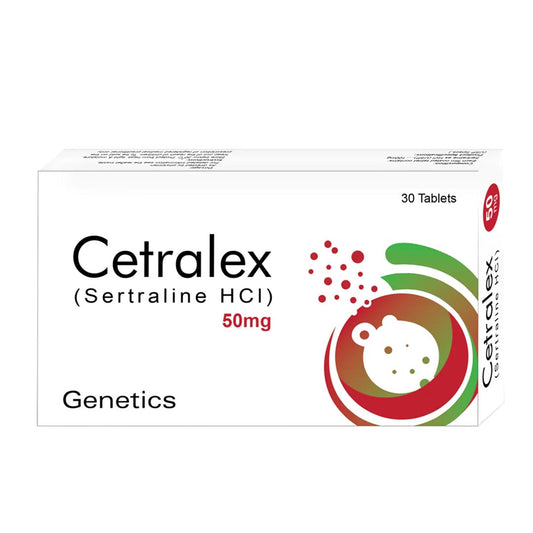 Genetics Cetralex 50mg, 30 Ct