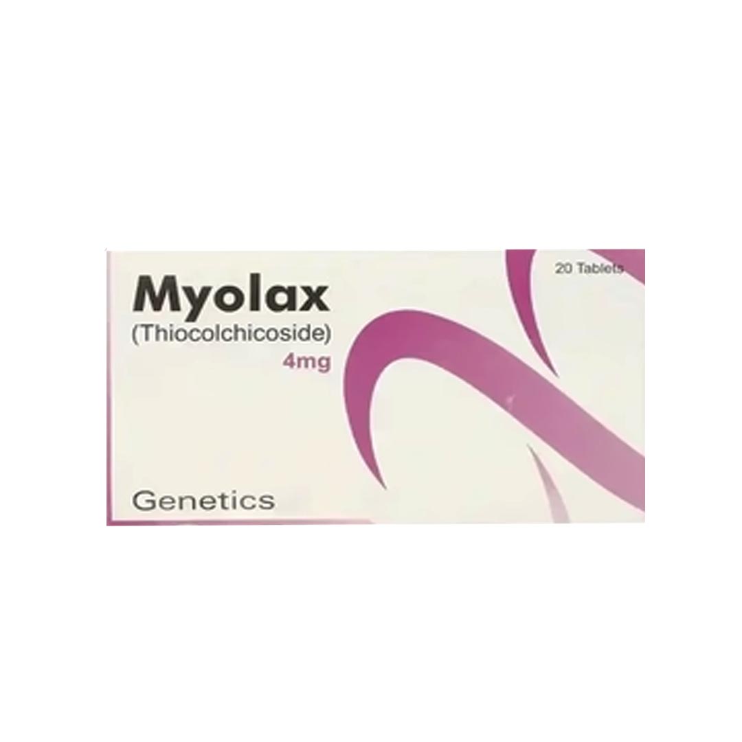 Genetics Myolax 4mg, 20 Ct