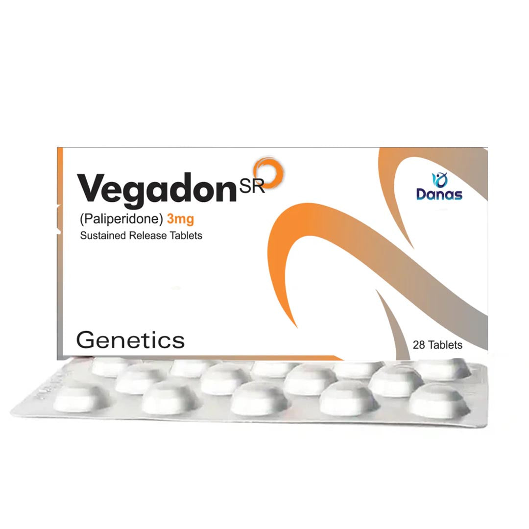 Genetics Vegadon SR 3mg, 28 Ct