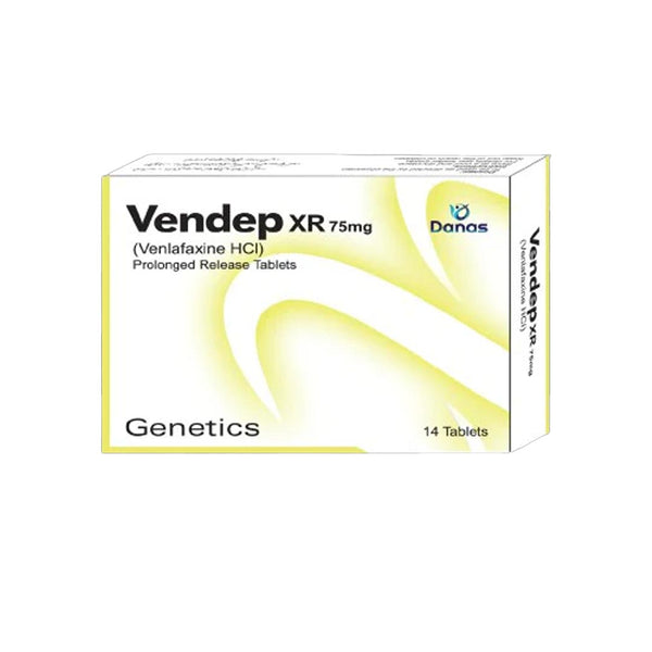 Genetics Vendep XR 75mg, 14 Ct