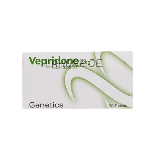 Genetics Vepridone 2mg, 20 Ct