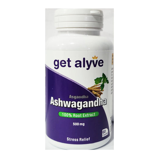 Get Alyve Ashwagandha Root Extract (Asgandha), 60 Ct