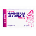 Get Alyve Chelated Magnesium Glycinate 1000mg, 30 Ct