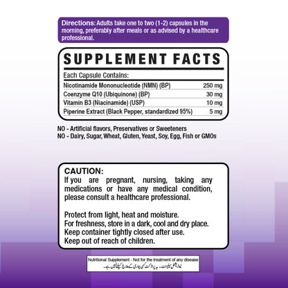 Get Alyve Artiz NMN With CoQ10, Vitamin B3 & Piperine Extract, 30 Ct