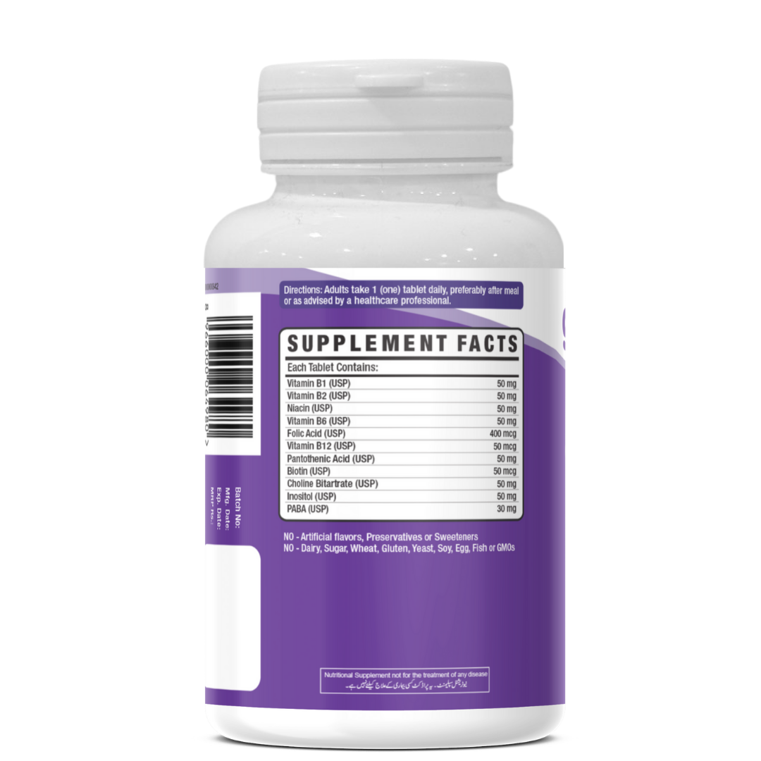 Get Alyve B-50 B Complex Supplement Facts
