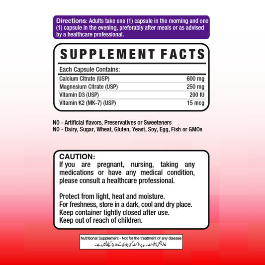Get Alyve Calcium Magnesium Citrate with Vitamin D3 & K2, 30 Ct