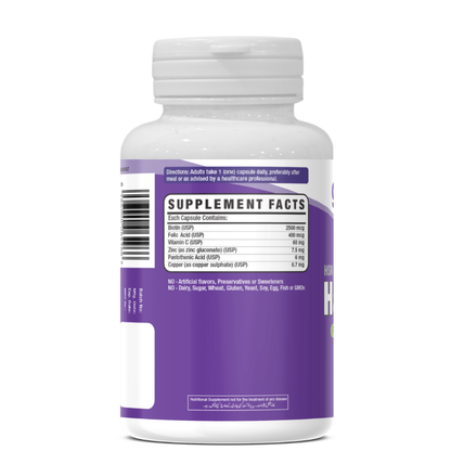 Get Alyve Hair Grow Supplement Facts