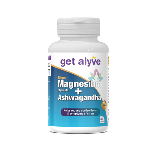 Get Alyve Magnesium Glycinate Plus Ashwagandha