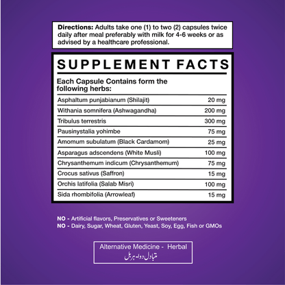 Get Alyve Maxamus for Men Supplement Facts