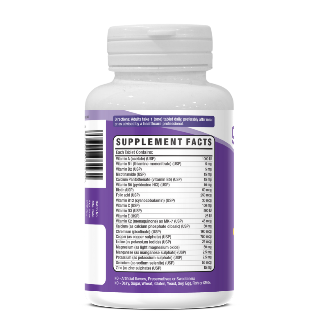 Get Alyve Mens Daily Multivitamin Supplement Facts