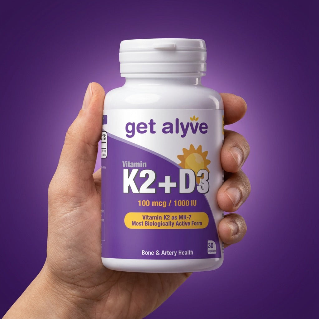 Get Alyve Vitamin K2+D3 Supplement Shot