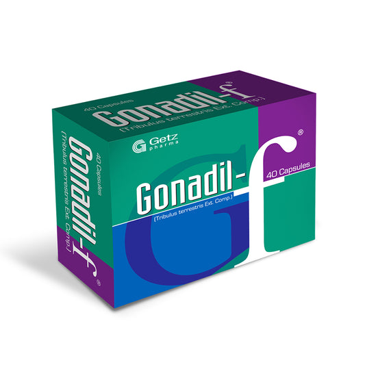 Getz Life Gonadil-f Tribulus Testosterone & Fertility Capsules, 40 Ct