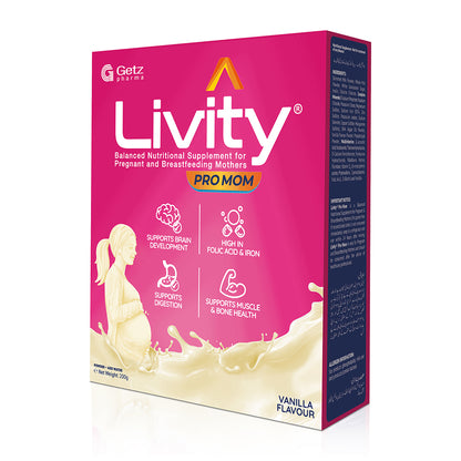 Getz Life Livity Pro Mom (Soft Pack) Nutritional Supplement for Pregnancy & Breastfeeding, 200g