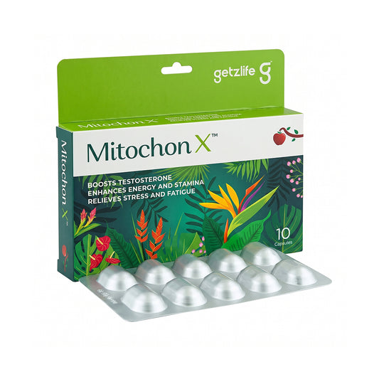 Getz Life Mitochon X Testosterone Booster Energy & Stamina, 10 Ct