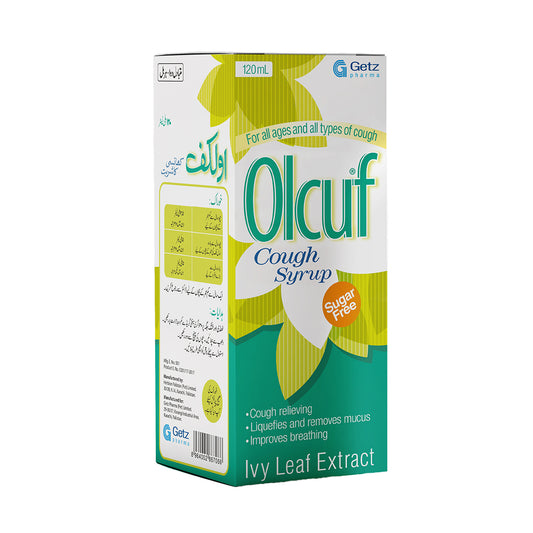 Getz Life Olcuf Sugar-Free Cough Syrup, 120ml