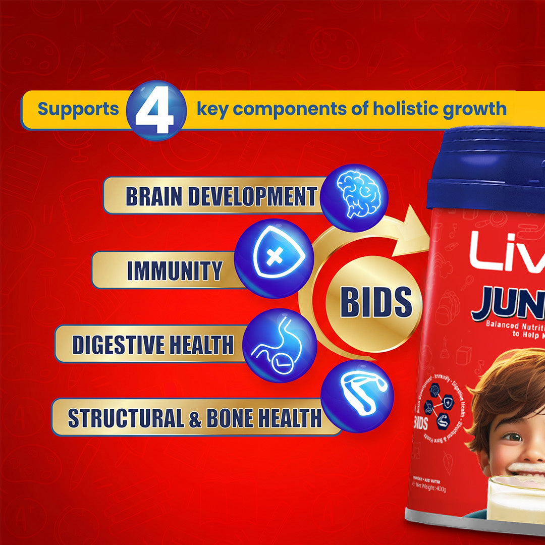 Getz Life Livity Junior (Soft Pack) Nutritional Supplement for Kids Growth, 200g