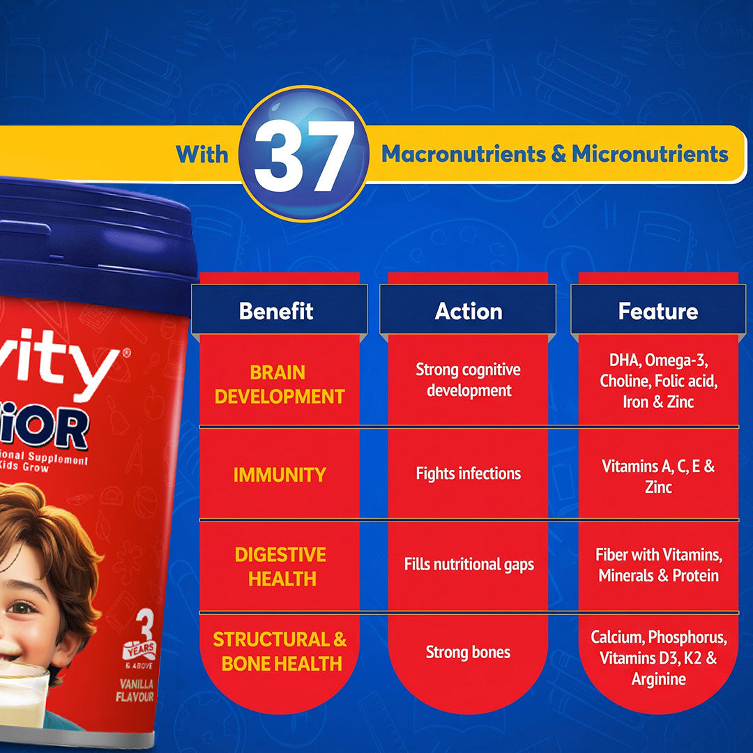 Getz Life Livity Junior (Soft Pack) Nutritional Supplement for Kids Growth, 200g