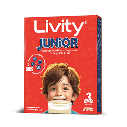 Getz Life Livity Junior (Soft Pack) Nutritional Supplement for Kids Growth, 200g