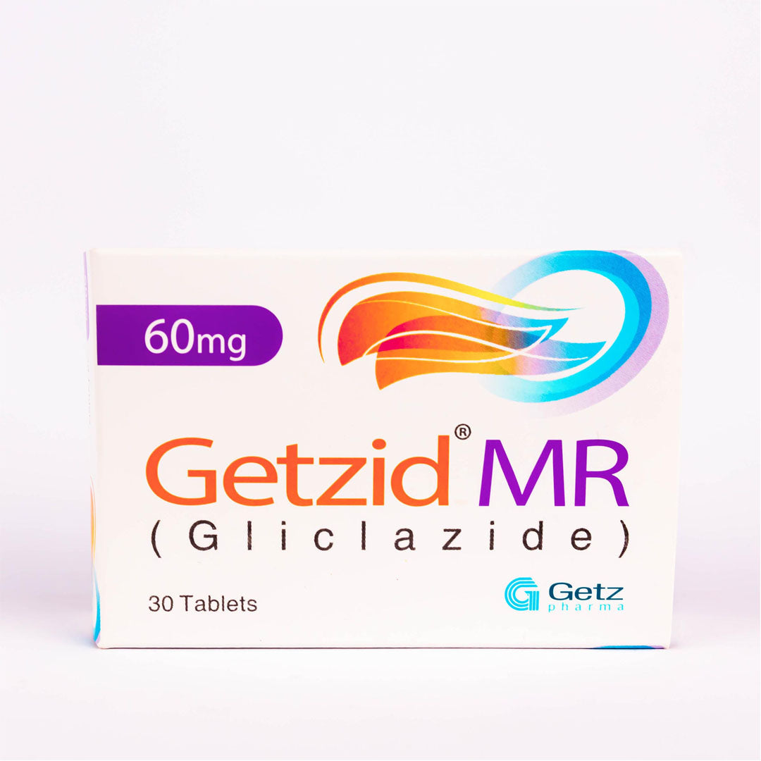 Getzid MR (Gliclazide) 60mg, 30 Ct - Getz Pharma