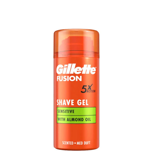 Gillette Fusion 5x Action Sensitive Shave Gel, 75ml