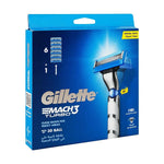 Gillette Mach3 Turbo Razor 3D with 6 Extra Blade Refill