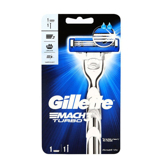 Gillette Mach 3 Turbo Razor Blade, 1 Ct