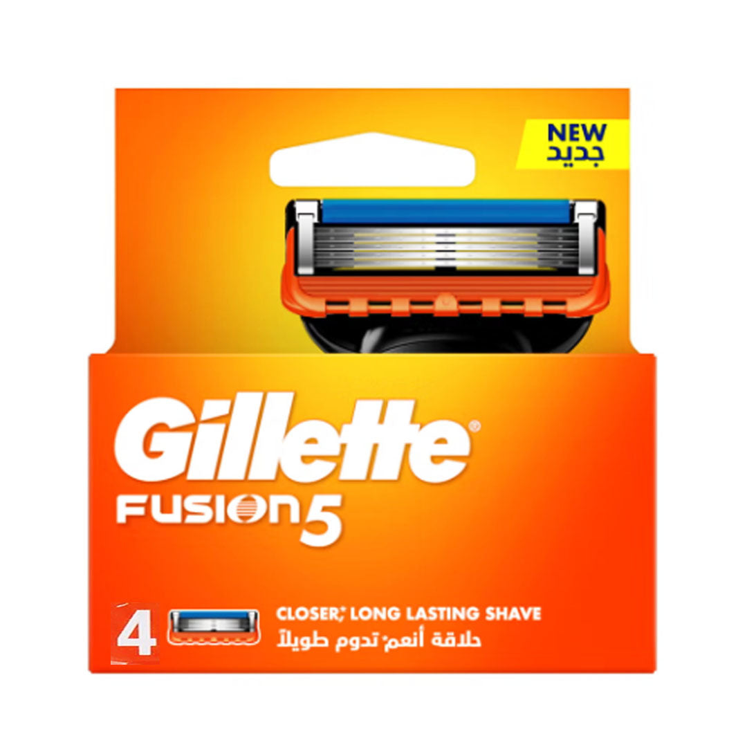 Gillette Fusion 5 Razor Blade Refills, 4 Ct