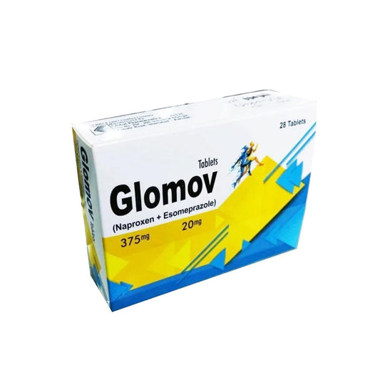 Glomov Tablets 375/20mg, 28 Ct - Global Pharma