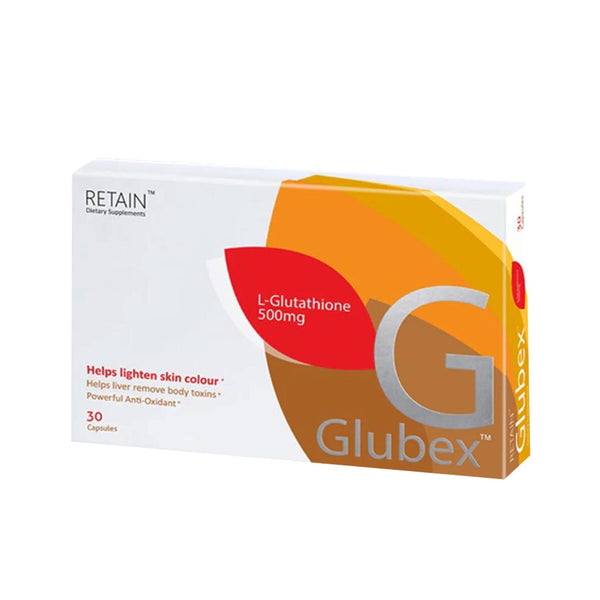 Glubex L-Glutathione 500mg, 30 Ct - Essentials Healthcare