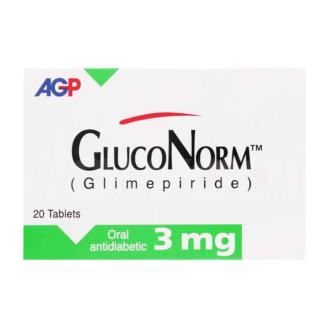 GlucoNorm 3mg, 20 Ct - AGP