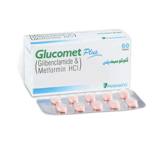 Glucomet Plus Tablets, 60 Ct - Pharmatec