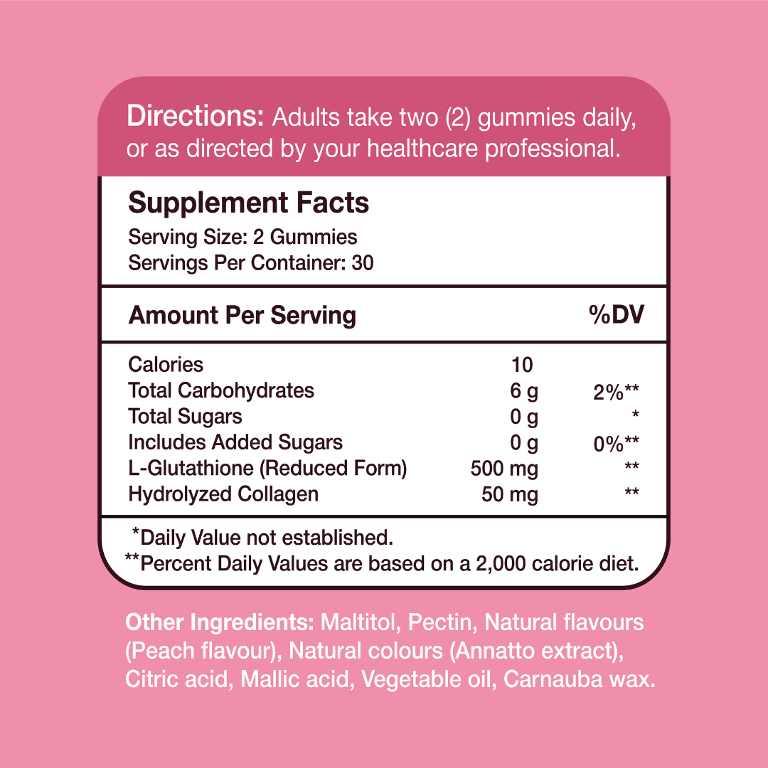 Gumvits Glutathione + Collagen Gummies, 60 Ct