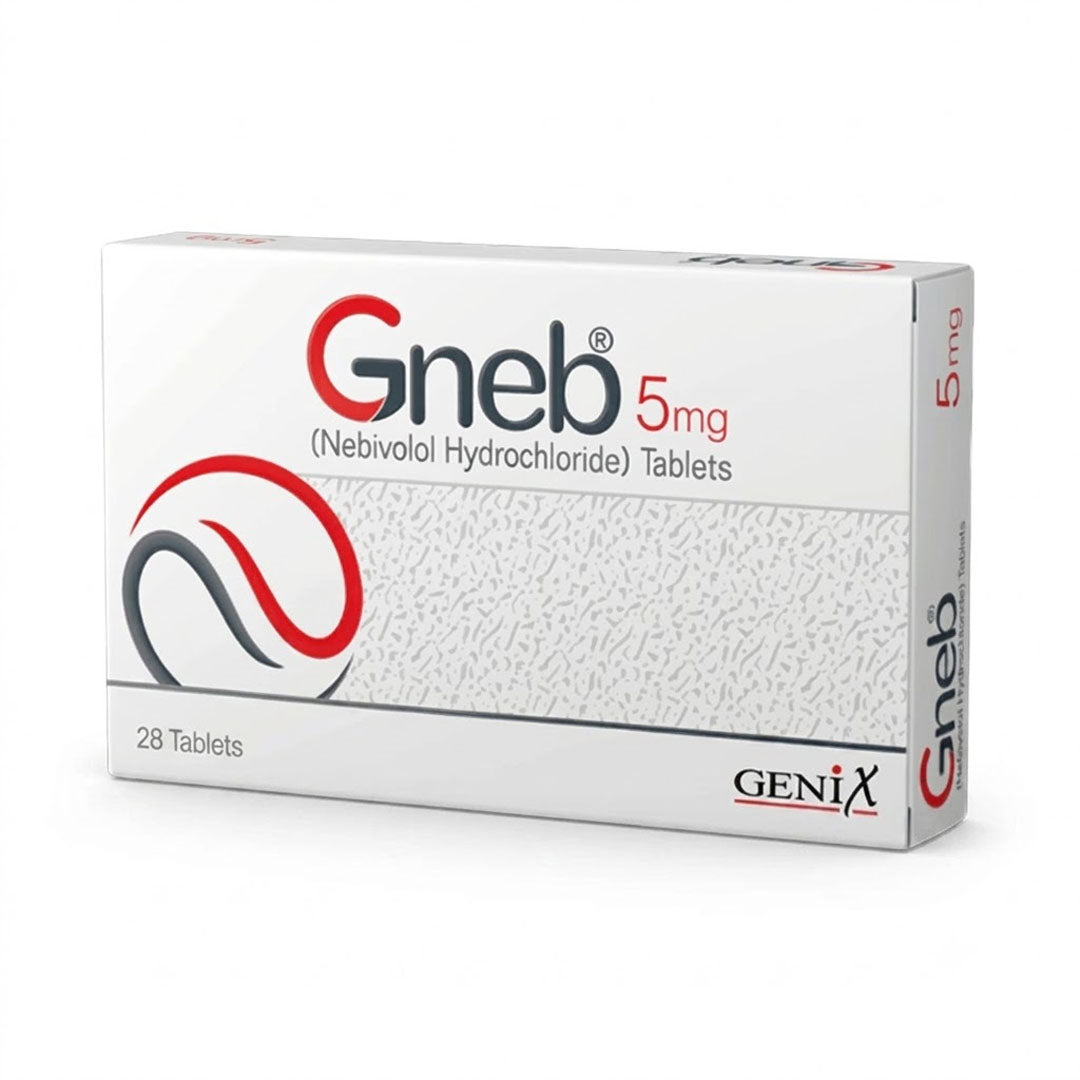Gneb (Nebivolol) 5mg, 28 Ct - Genix Pharma