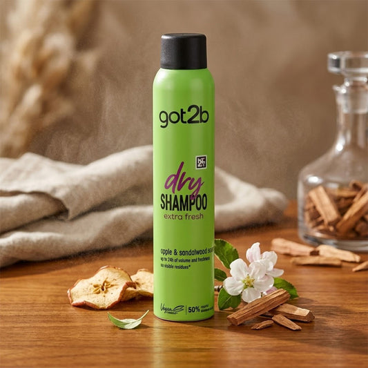Got2b Extra Fresh (Apple & Sandalwood) Dry Shampoo, 200 ml