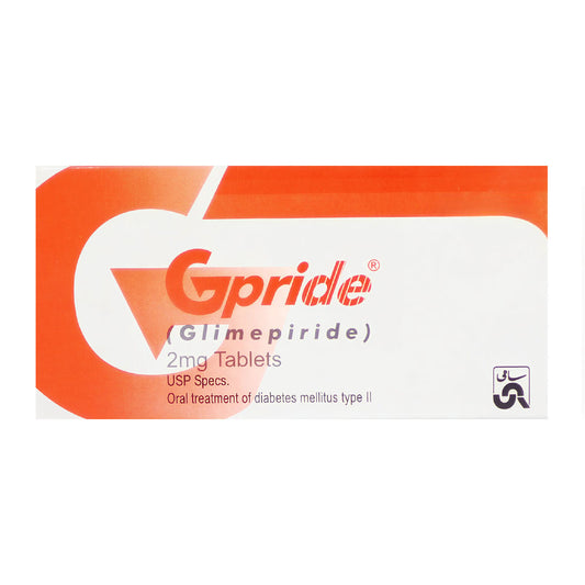 Gpride (Glimepiride) 2mg, 30 Ct - Sami Pharma