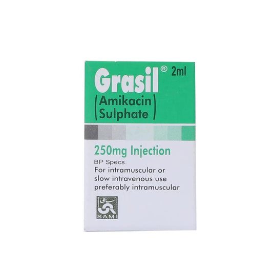 Grasil 250mg Injection, 2ml - Sami Pharma