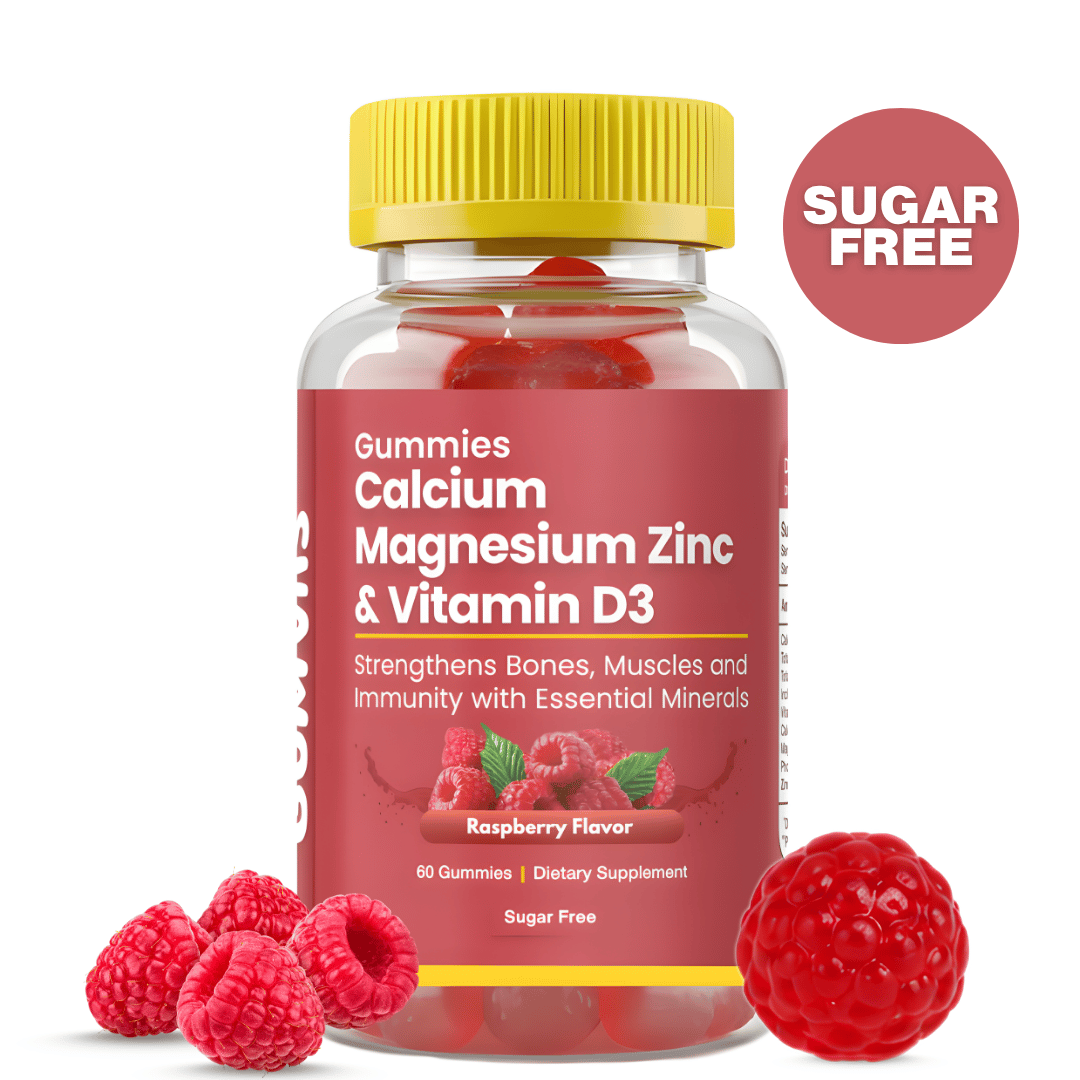 Gumvits Calcium Magnesium Zinc & Vitamin D3 Gummies