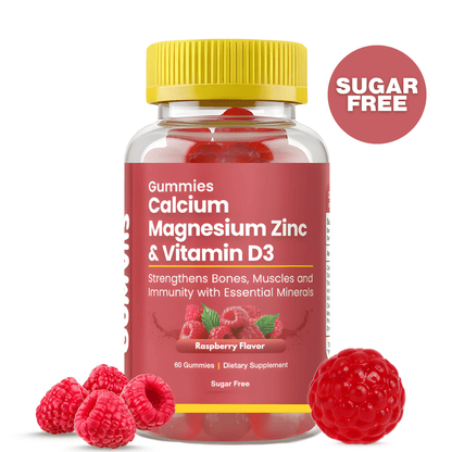 Gumvits Calcium Magnesium Zinc & Vitamin D3 Gummies